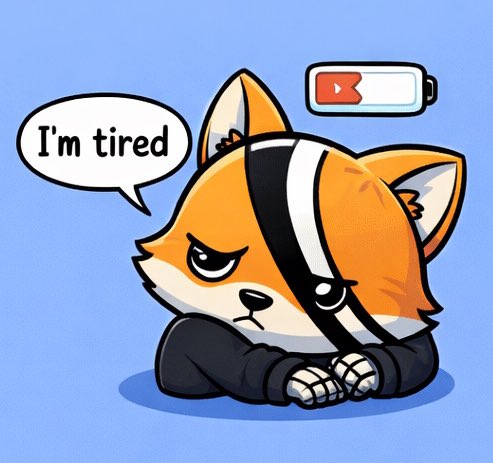 I’m tired 🪫