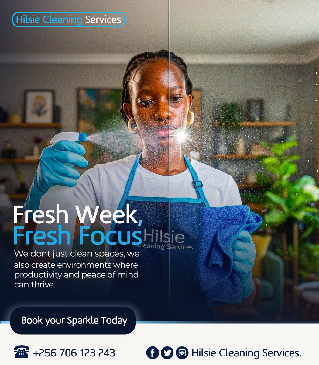 mukyalaNeighbor's tweet photo. New week 
New month 

With our cleaning services start the month and week with fresh spaces 

Call 0706123243 to book https://t.co/9M2vj5Y2TO