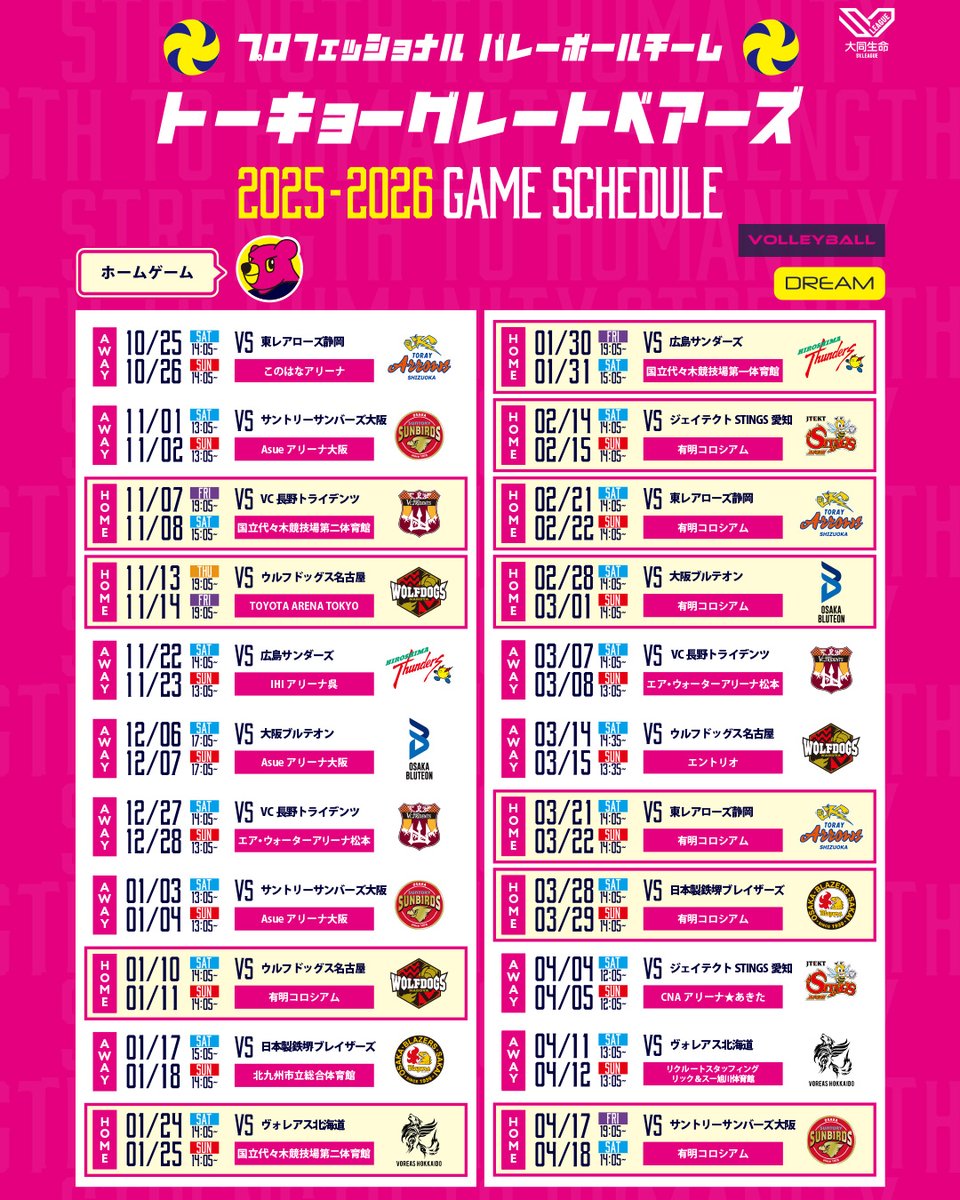 東京グレートベアーズ tweet media