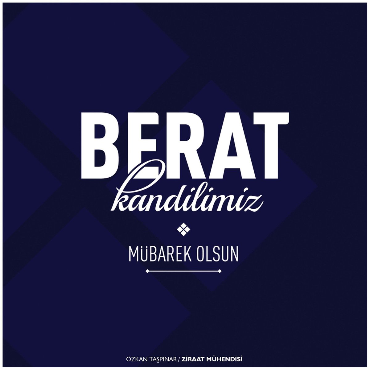 Berat, kötülükten ve fenalıktan uzak olmak demektir. Rahmet ve mağfiret ayı olan Ramazan’ın müjdecisidir.
Berat gecemiz iyiliğe, güzelliğe, mağfirete, arınmaya ve kurtuluşa vesile olsun.
Berat Kandilimiz mübarek olsun.