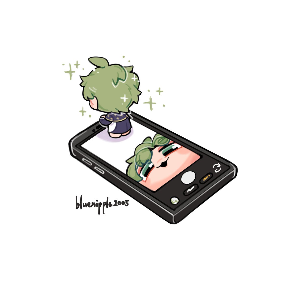 看手機的小小奧📱💚