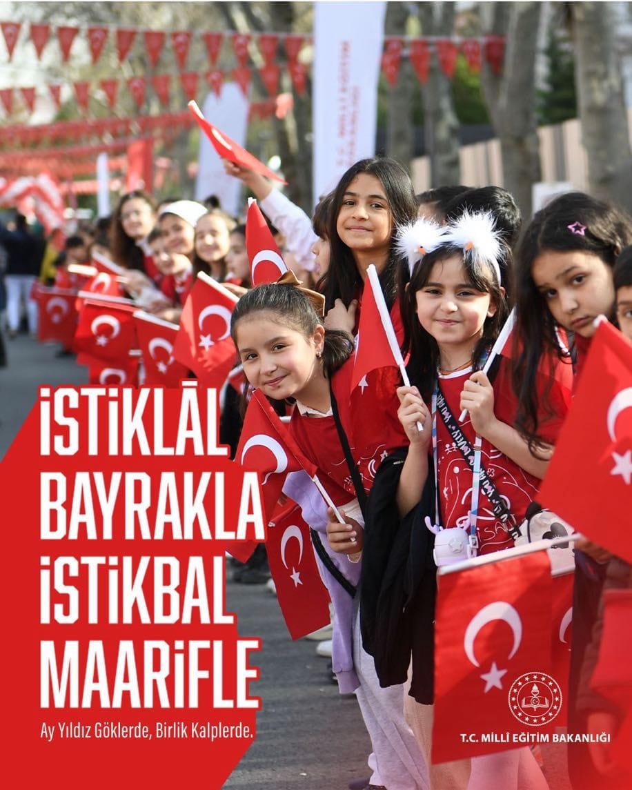 #BayraklaBaslayanOkul
#İstiklalBayraklaİstikbalMaarifle
#YüreğimizBayrakGeleceğimizVatan
#AyYıldızGöklerdeBirlikKalplerde
#BayraklaBaşlayanOkulBirlikleBüyüyenGelecek