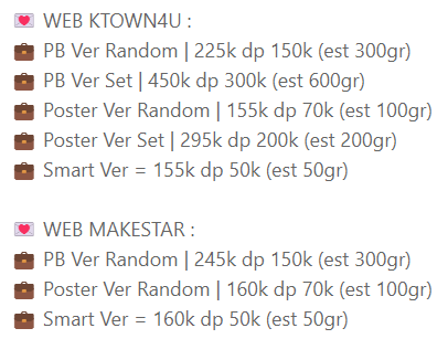 [PO] NCT JNJM 'BOTH SIDES' - 1st Unit Mini Album 🐰🐶

💼 Web Ktown | Makestar
✅ Est Bersih Ina
⏰ Close 1st week : 06/02/2026
⏰ Close Reg : 20/02/2026
🚚 Rilis : 23/02/2026
✅ GO Line
💌 Chat for join GO : line.me/ti/p/24CrWW6ESM

wts album jeno jaemin unit jnjm bothsides