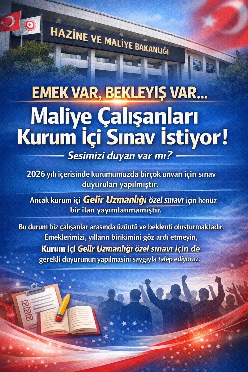 #maliyememuruzmanlik <a href="/HMBakanligi/">T.C. Hazine ve Maliye Bakanlığı</a> <a href="/Akparti/">AK Parti</a> @_aliyalc <a href="/gibsosyalmedya/">Gelir İdaresi Başkanlığı</a> <a href="/RTErdogan/">Recep Tayyip Erdoğan</a> <a href="/can_tuna34/">CAN TUNA TELCİ</a> <a href="/hkosger/">hasan hüseyin köşger</a> <a href="/muhasebatsosyal/">Muhasebat Genel Müdürlüğü</a> <a href="/nebiyay/">Nebi Yay</a> <a href="/mhp/">Mark H Pavlidis</a> <a href="/TBMMGenelKurulu/">TBMM Genel Kurulu</a> <a href="/ahmetkilic16/">Ahmet KILIÇ</a> <a href="/Kamu_Sen/">Türkiye Kamu-Sen</a> <a href="/TurkesGuney/">Türkeş Güney</a> <a href="/memetsimsek/">Mehmet Simsek</a> <a href="/_aliyalcin_/">Ali YALÇIN</a> <a href="/_cevdetyilmaz/">Cevdet Yılmaz</a> <a href="/Akparti/">AK Parti</a> <a href="/erkanakcay45/">Erkan Akçay</a>