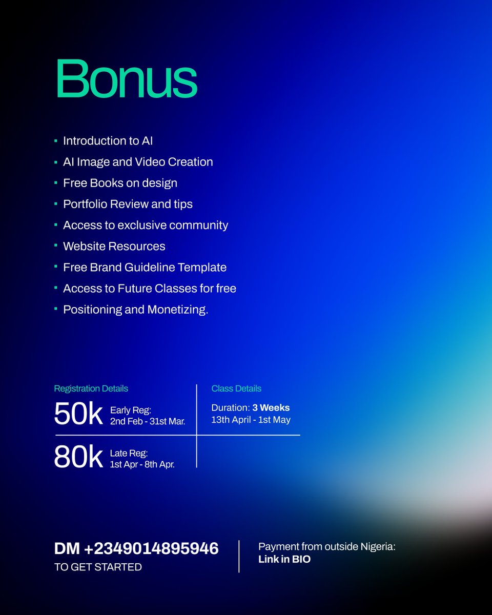 Ajala Victor 👑 | Visual/Brand Designer tweet media