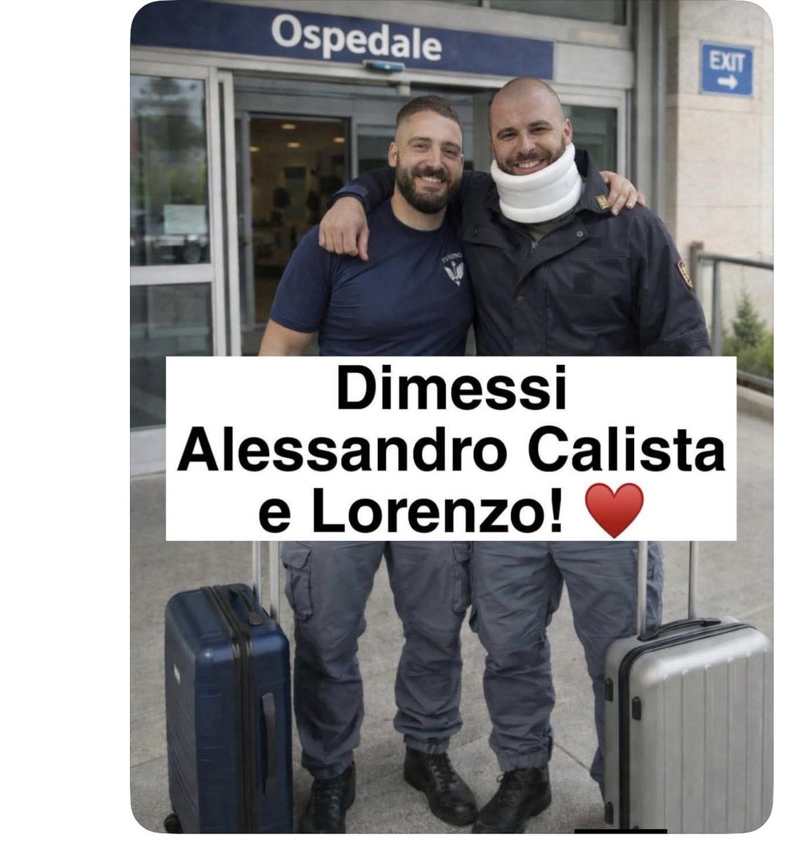 Poi la tolgo ma addirittura con la valigia ?
