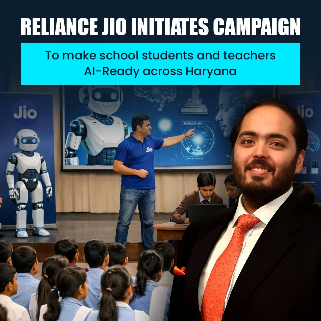 humanity_anant's tweet photo. Building the future starts with care 🌱
When education meets empathy and technology serves purpose, young minds grow confident, curious, and ready to lead tomorrow’s India.
#HumanisedLeadership #EducationForAll #AnantAmbani #FutureIndia https://t.co/O2ZOZD3ULU