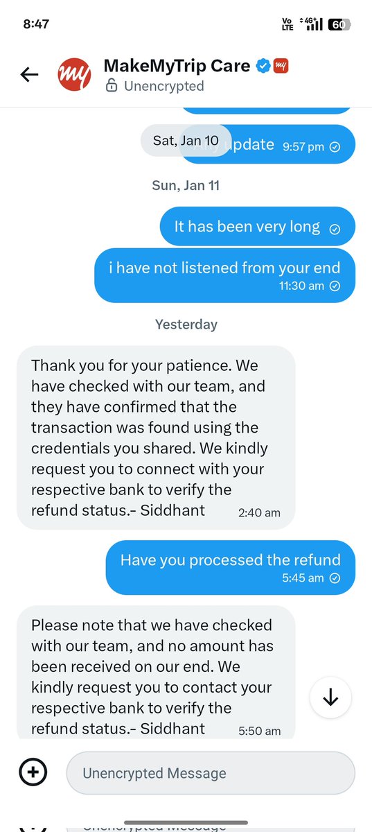 imsofi07's tweet photo. @makemytripcare @RBI @AshwiniVaishnaw as an amount has been debited bank is asking for the mail for refund from make my trip @HDFCBank_Cares . This critical process is taking so.long . https://t.co/iOdSUfTpv9