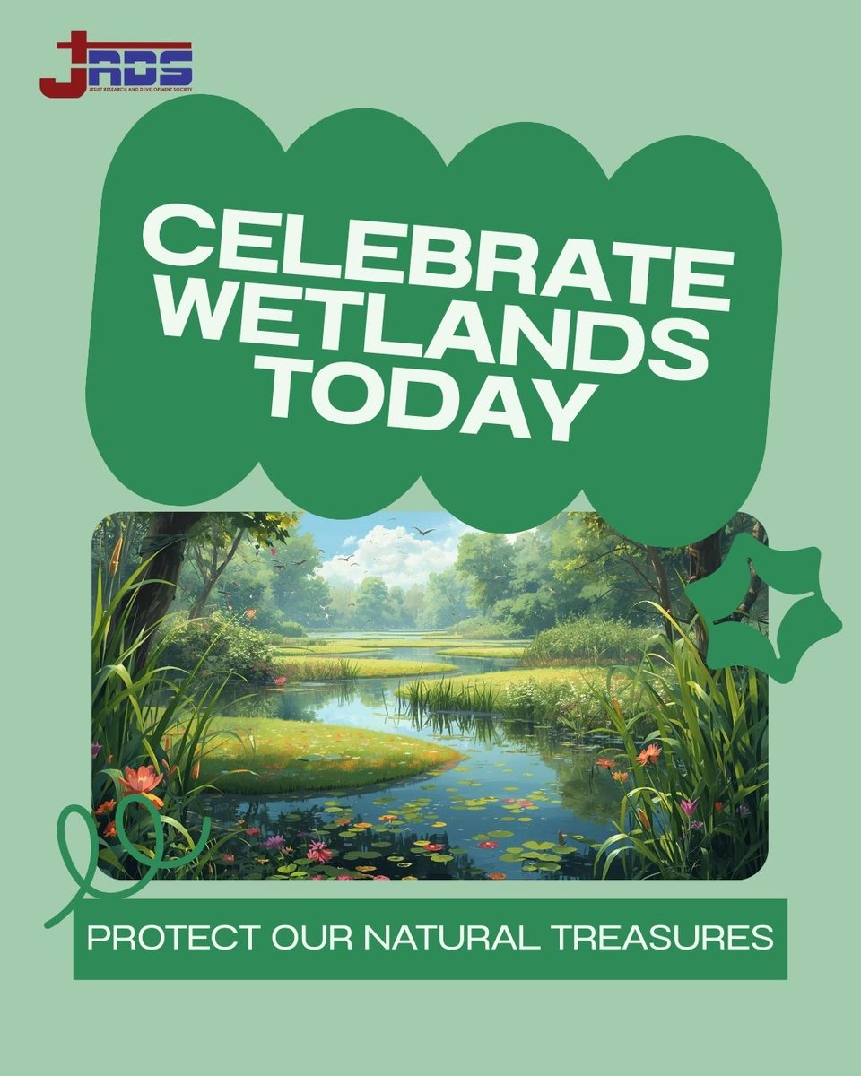 JRDS_DP's tweet photo. 🌿 World Wetlands Day highlights the vital role of wetlands in biodiversity and climate resilience, with this year’s theme celebrating the traditional knowledge and cultural heritage that help sustain them.

#WorldWetlandsDay #Wetlands #TraditionalKnowledge #CulturalHeritage https://t.co/pVVvZtkAE8