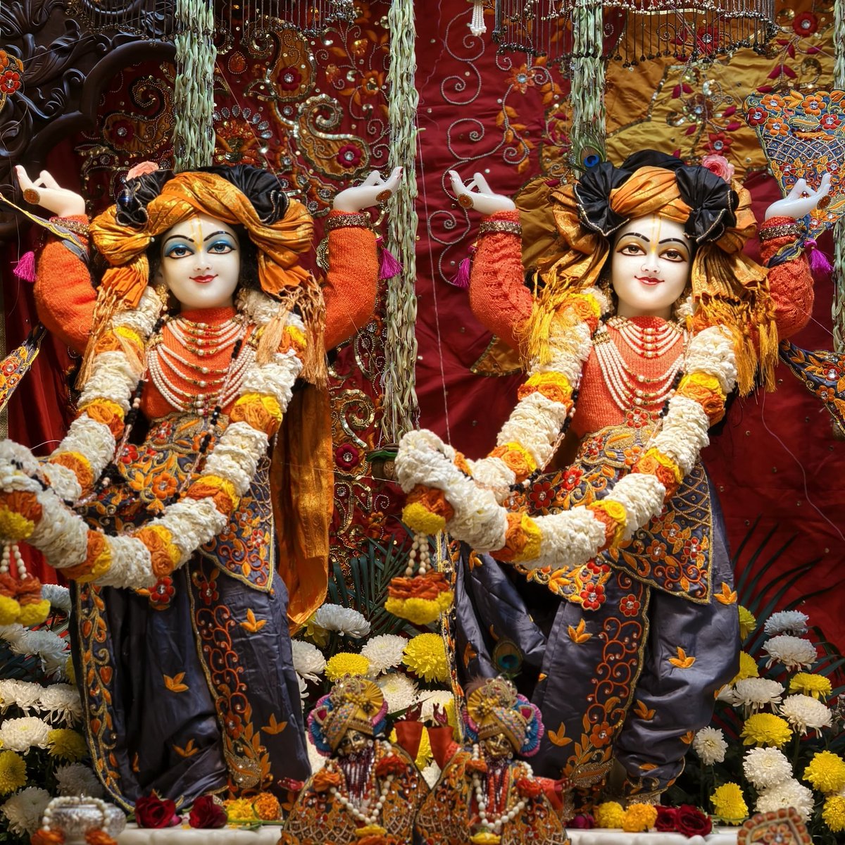 GurugramIskcon's tweet image. Today's Beautiful Darshan of Shree Radha Damodar ji 🌹🌹✨ 
#iskcon #iskconindia #darshan #iskcongurugram