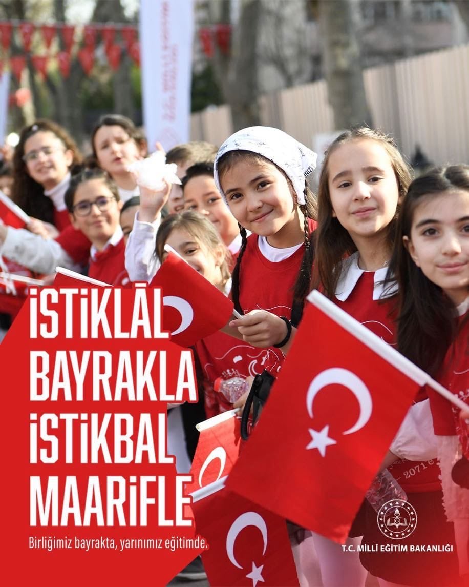 #BayraklaBaşlayanOkul 
<a href="/tcmeb/">Millî Eğitim Bakanlığı</a> <a href="/Yusuf__Tekin/">Yusuf Tekin</a> 
<a href="/tekirdagmem/">Tekirdağ İl Millî Eğitim Müdürlüğü</a> <a href="/drazizyeniyol/">Dr. Abdülaziz YENİYOL</a>