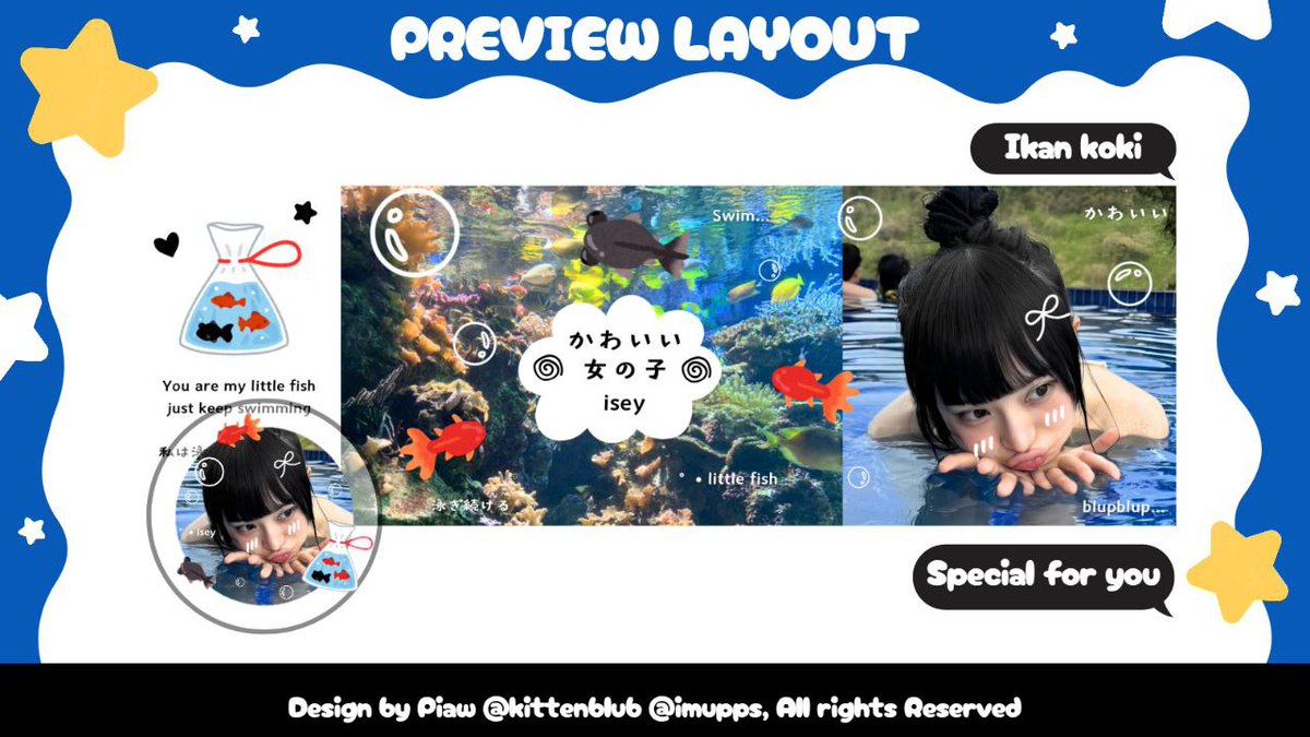 kittenblub's tweet image. 🍮💬 Help RT { Any interaction are appreciated! 🐠🎀🍀🍅}

OPTIP Layout req SERBA 5K Special 2.2🔥

📌 Jadi serba 5k ajahh ✨️
📌 Recolor dan moodboard menyesuaikan foto / cantumkan copal

💌Feel fee to ask dm / tele &amp;gt;__&amp;lt;

#zonauang
