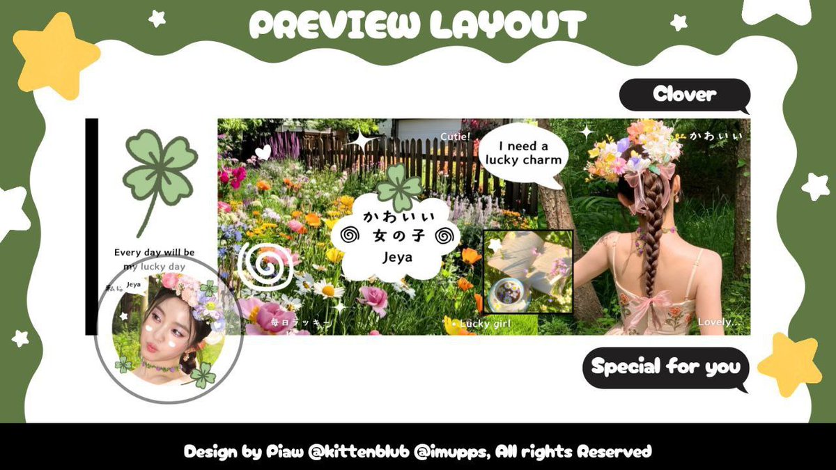 kittenblub's tweet image. 🍮💬 Help RT { Any interaction are appreciated! 🐠🎀🍀🍅}

OPTIP Layout req SERBA 5K Special 2.2🔥

📌 Jadi serba 5k ajahh ✨️
📌 Recolor dan moodboard menyesuaikan foto / cantumkan copal

💌Feel fee to ask dm / tele &amp;gt;__&amp;lt;

#zonauang