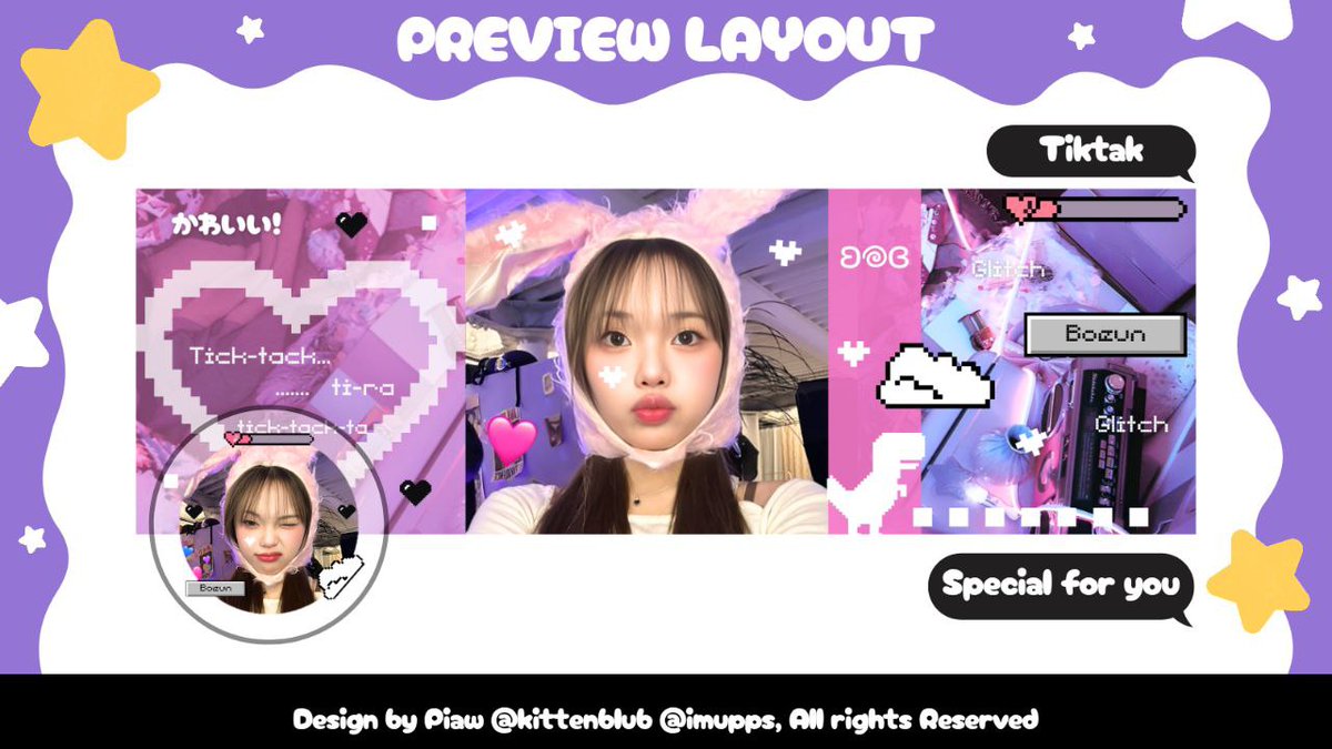 kittenblub's tweet image. 🍮💬 Help RT { Any interaction are appreciated! 🐠🎀🍀🍅}

OPTIP Layout req SERBA 5K Special 2.2🔥

📌 Jadi serba 5k ajahh ✨️
📌 Recolor dan moodboard menyesuaikan foto / cantumkan copal

💌Feel fee to ask dm / tele &amp;gt;__&amp;lt;

#zonauang