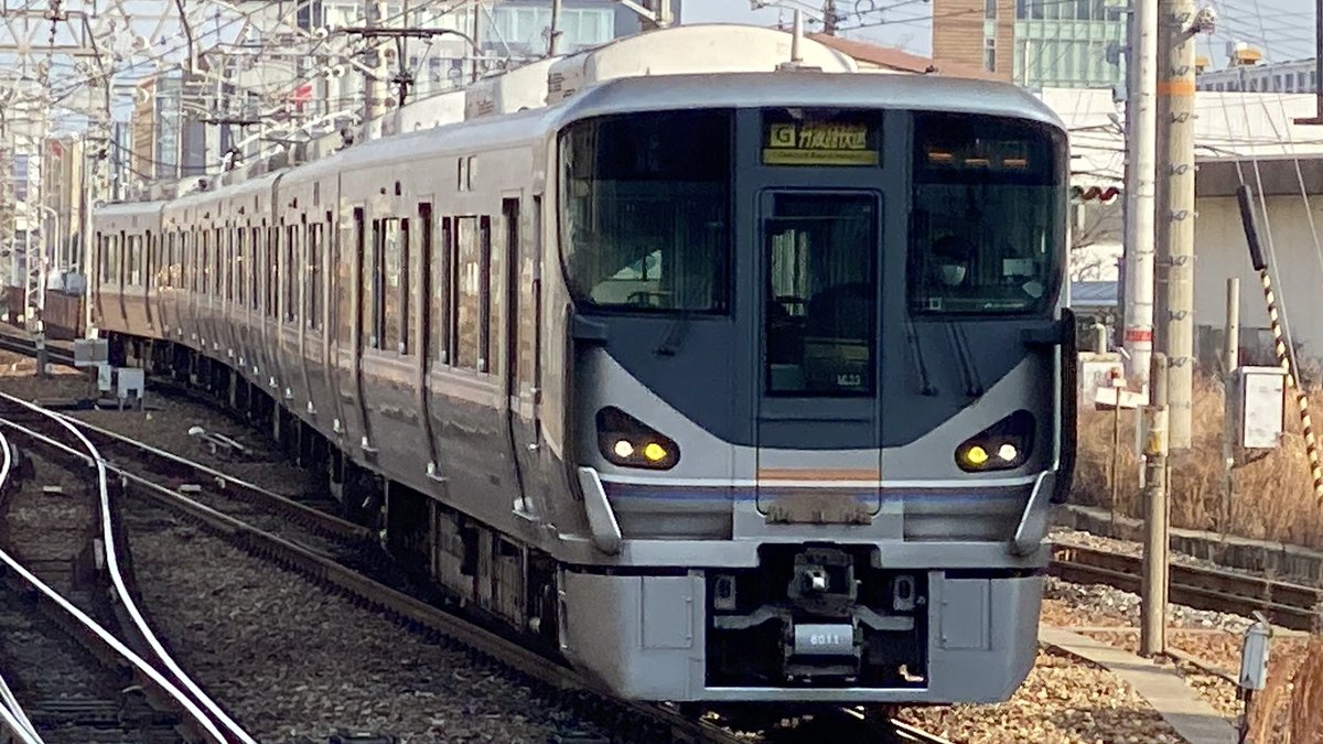 225系6000番代 近ミハML03編成 2735M(宮603)丹波路快速 宝塚方面篠山口