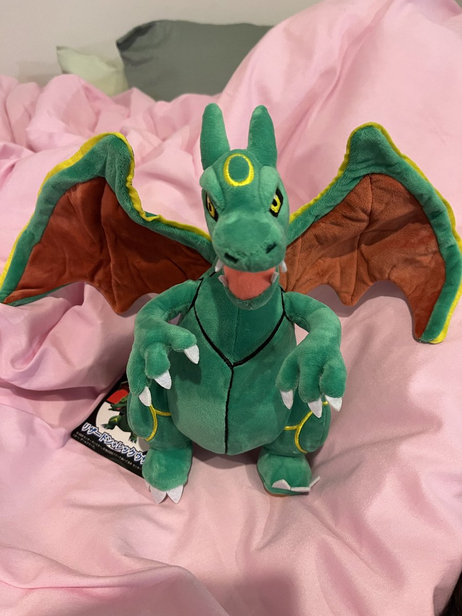 OH MY GOD!!! My Charquaza arrived!!! No he is not a bootleg, he is an offical Japanese exclusive release from the Pokemon company!! I love him so much!