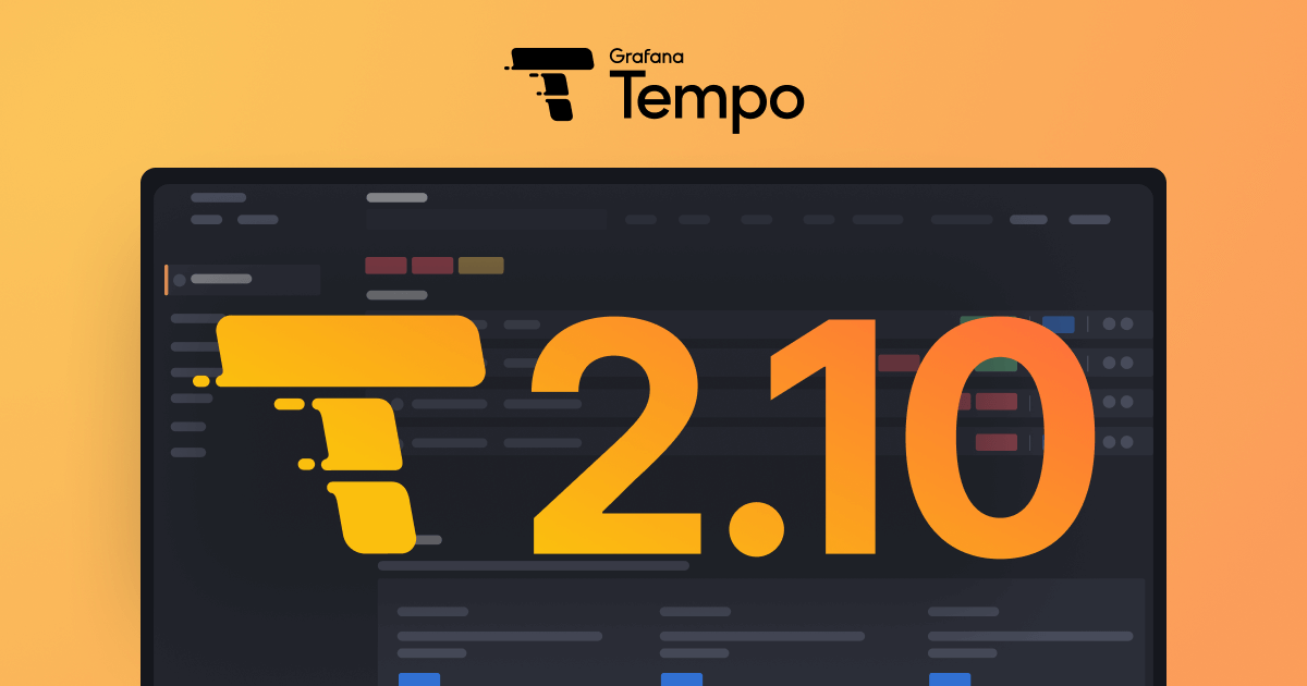 🔍トレースが多すぎて、クエリが遅い…。
Tempo 2.10で解決策が揃いました。

✅vParquet5が本番対応 - クエリ高速化 &amp; ストレージ最適化
✅TraceQLにminInt/maxInt追加 - より柔軟な検索
✅MCP Server強化 - Claude Code/Cursorからトレース分析可能に