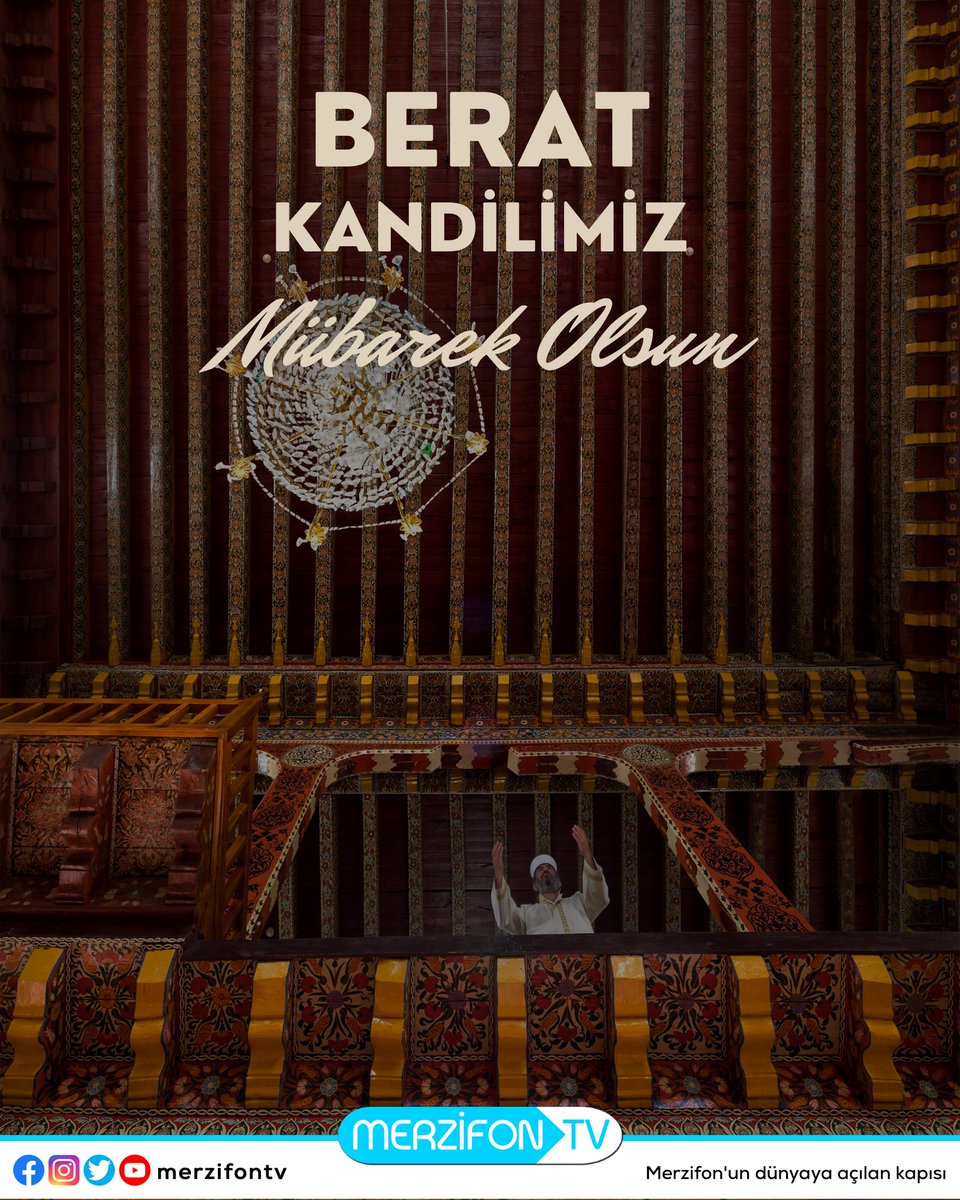 Ramazan ayının müjdecisi Berat Kandili'nin ülkemize, milletimize ve bütün İslam alemine hayırlar getirmesini temenni ediyoruz.