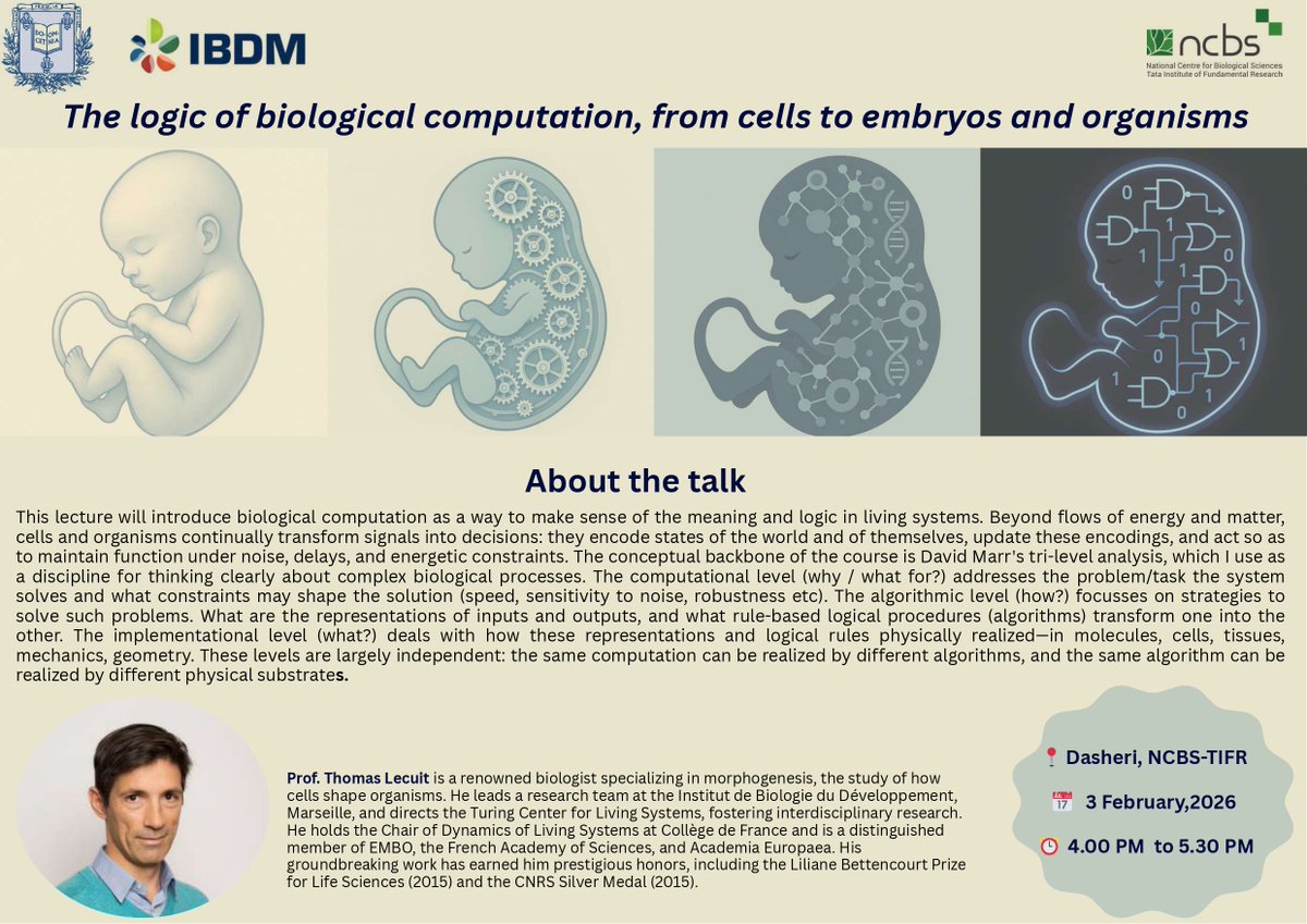 National Centre for Biological Sciences tweet media