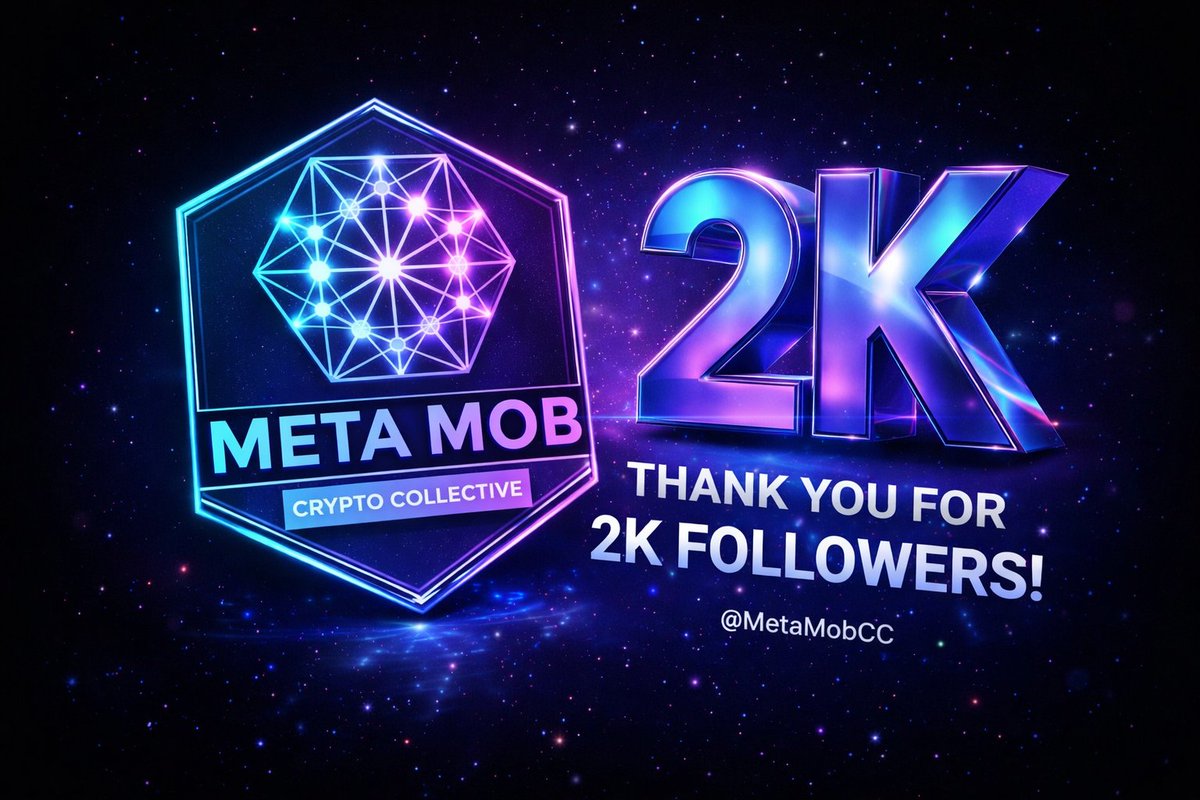 Gladhex's tweet photo. We hit 2K followers! 🥳
Big thanks to everyone supporting the journey, this is just the beginning. #MetaMob https://t.co/prMB3LfiKl