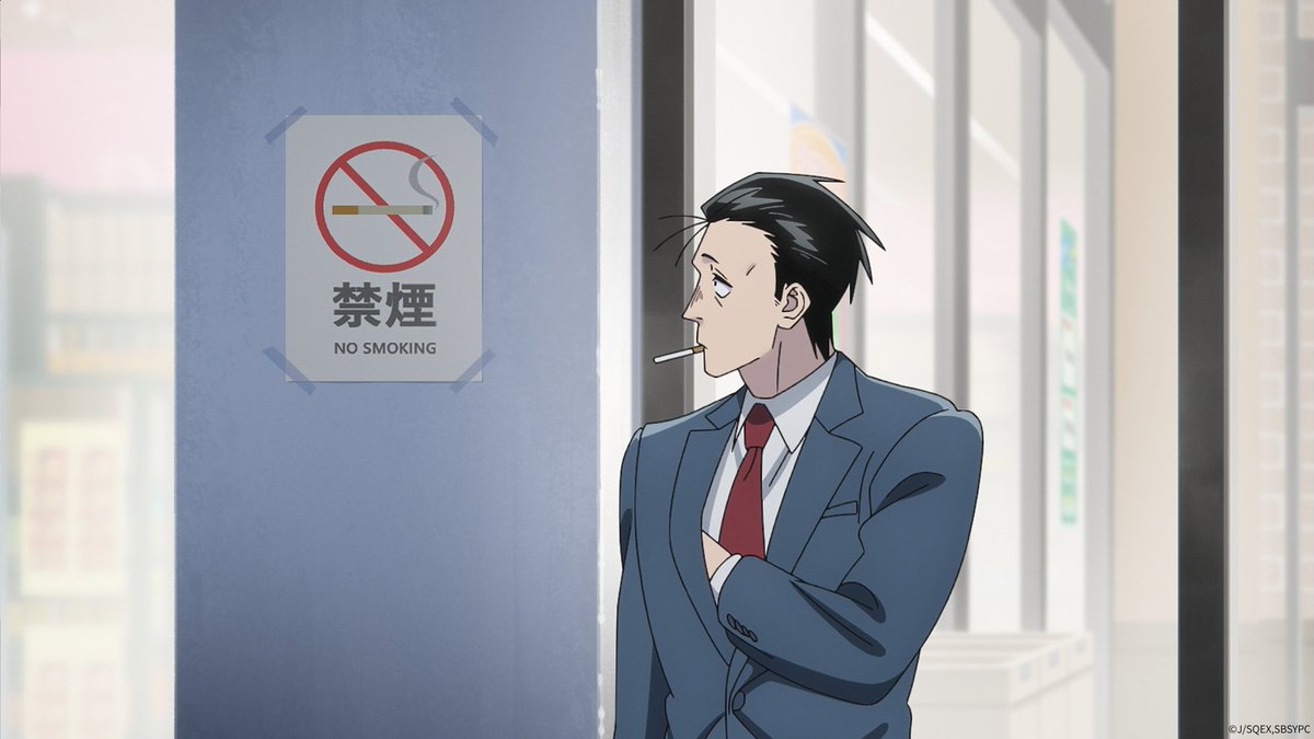 TVアニメ「スーパーの裏でヤニ吸うふたり」公式 tweet media