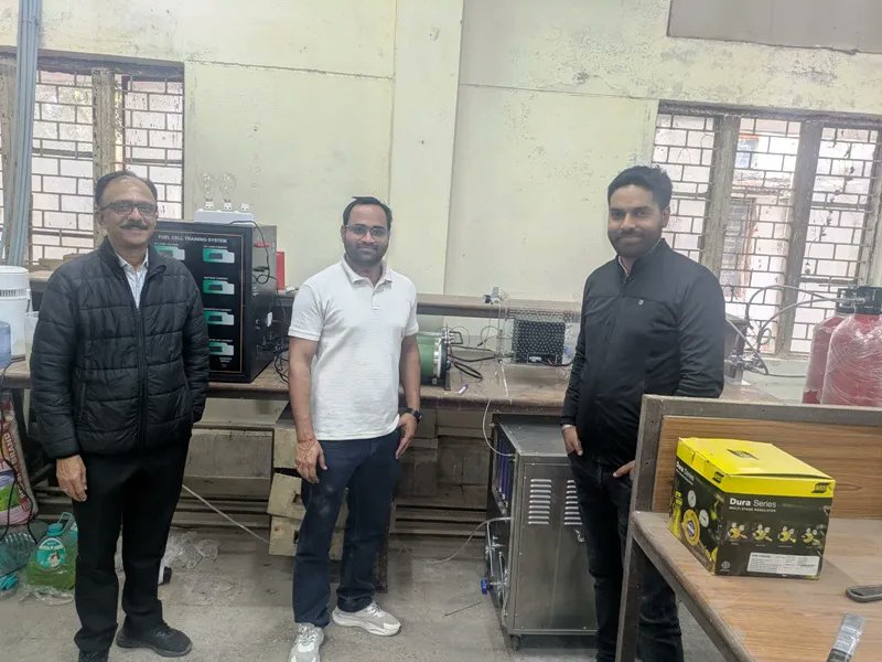 HelloEcosense's tweet photo. #Ecosense installed Green Hydrogen Generation, Storage and Utilization system at Deptt. of Energy Science Engineering at MANIT Bhopal @manitbpl.
Read more:
https://t.co/NnwSr1ZTp6 https://t.co/UCyOHaqogD