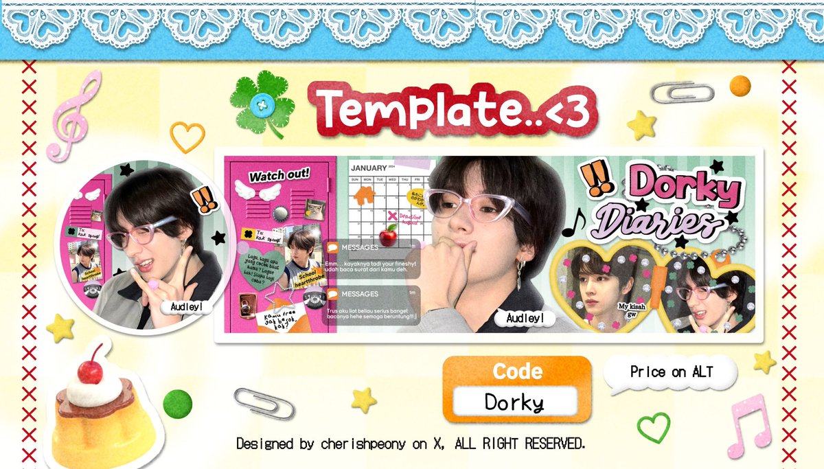 Help repost, terima kasih banyak! 🍀🍎
#zonauang #zonaba 

Special 2.2 ada promo diskon spesial untuk template layout designed IPV berikut, harganya jadi 160k aja loh. >__< Promo hanya berlaku dari hari ini sampai besok ya, jangan sampai ketinggalan 🩷