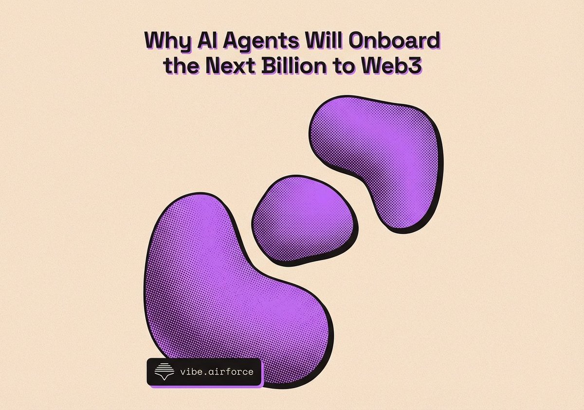 Why AI Agents Will Onboard the Next Billion to Web3?

Web3's vision, decentralized ownership, DeFi, and permissionless innovation, has struggled with mass adoption. The barriers are real: seed phrases, gas fees, complex yield strategies, impermanent loss, and rug pulls. For most