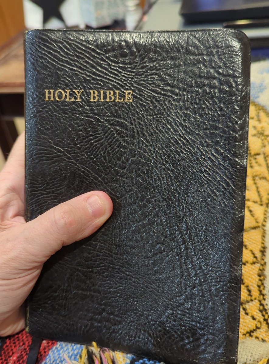 Open up a King James Bible to a random page right now and tell me which verse your eyes see first