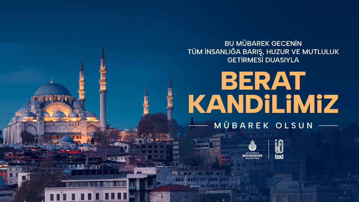 Bu mübarek gecenin tüm insanlığa barış, huzur ve mutluluk getirmesini diliyoruz.
Berat Kandilimiz mübarek olsun.
