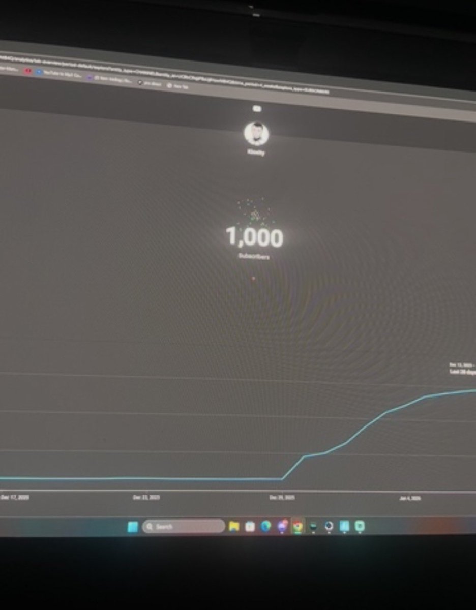 llkioxity's tweet photo. First milestone of 2026 https://t.co/9O7aAaiDJi