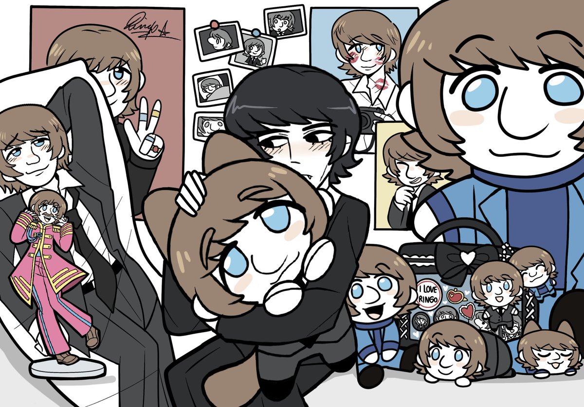 Ringo’s number one fan #starrison #thebeatlesfanart https://t.co/qja6p4jzUu