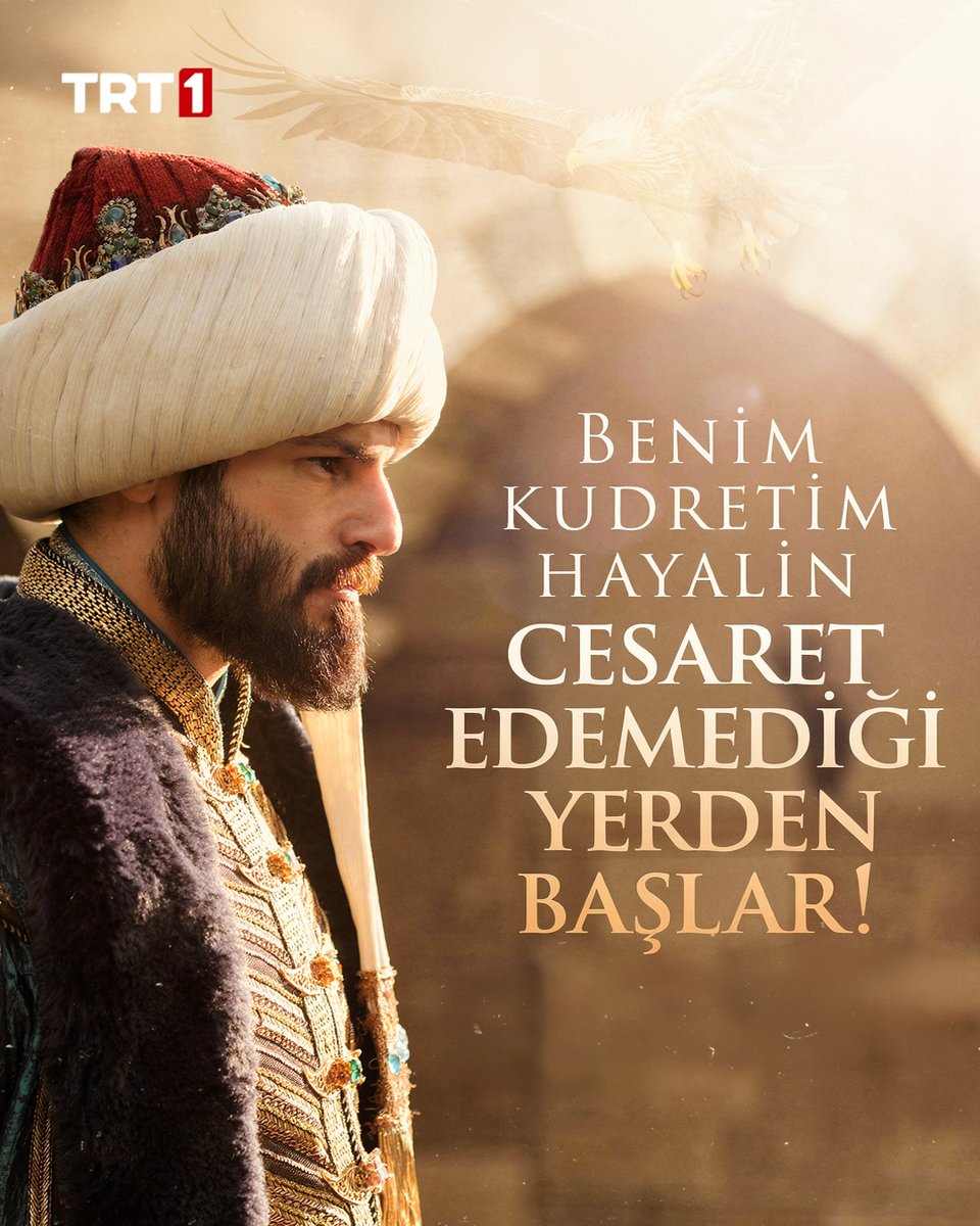 “Benim kudretim hayalin cesaret edemediği yerden başlar!"🔥

#MehmedFetihlerSultanı yeni bölümüyle yarın akşam 20.00’de <a href="/trt1/">TRT 1</a>’de.