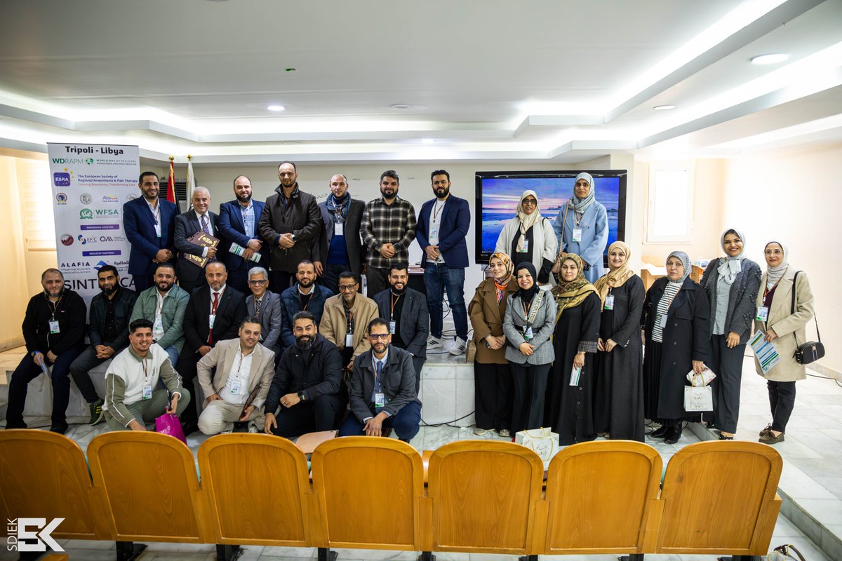 mtantsh's tweet photo. Last Saturday, January 31, 2026, we gathered in Tripoli, Libya, for the 3rd World Day of Regional Anaesthesia &amp; Pain Medicine, an event defined by groundbreaking insights and a shared commitment to advancing patient care. https://t.co/UjDmzIngfg