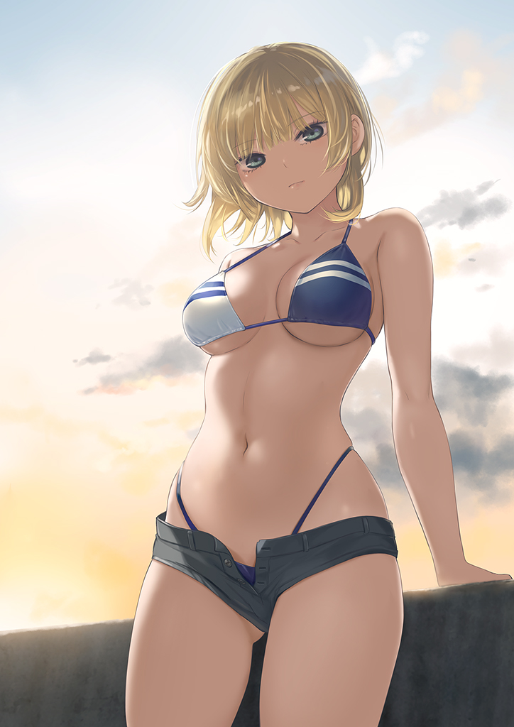 「2月2日は看板娘メレさんの誕生日です～ メレさんおめでとう 冬なのにあえて寒そう」|珈琲貴族のイラスト