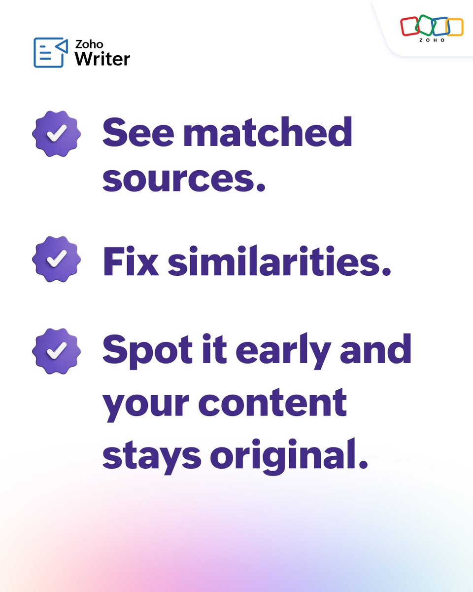 Zoho Writer tweet media