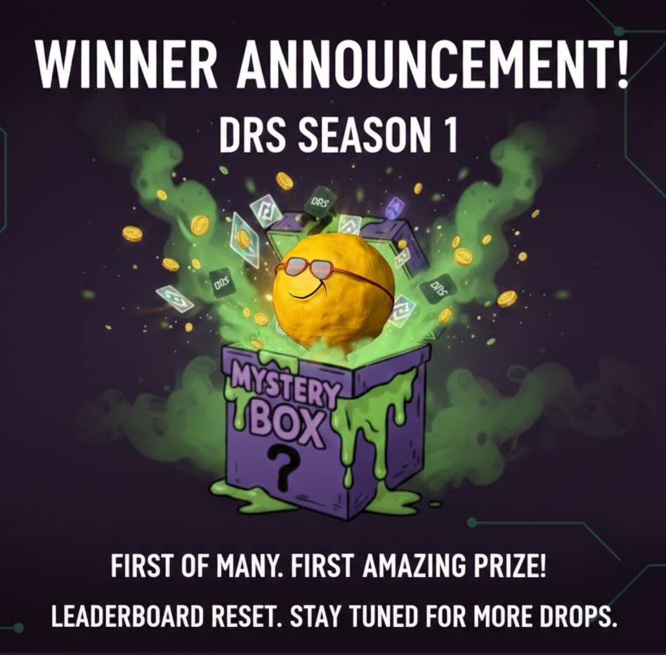 And just like that, the first DRS raffle comes to an end. 🏁

 A massive congratulations to Herb for taking home the Mystery Prize #1! What an incredible first prize to kick off Season 1. 📦 

A big shout out to <a href="/D3lMundos/">The Del Mundos</a> for the amazing NFT!!

The leaderboard is reset, but the
