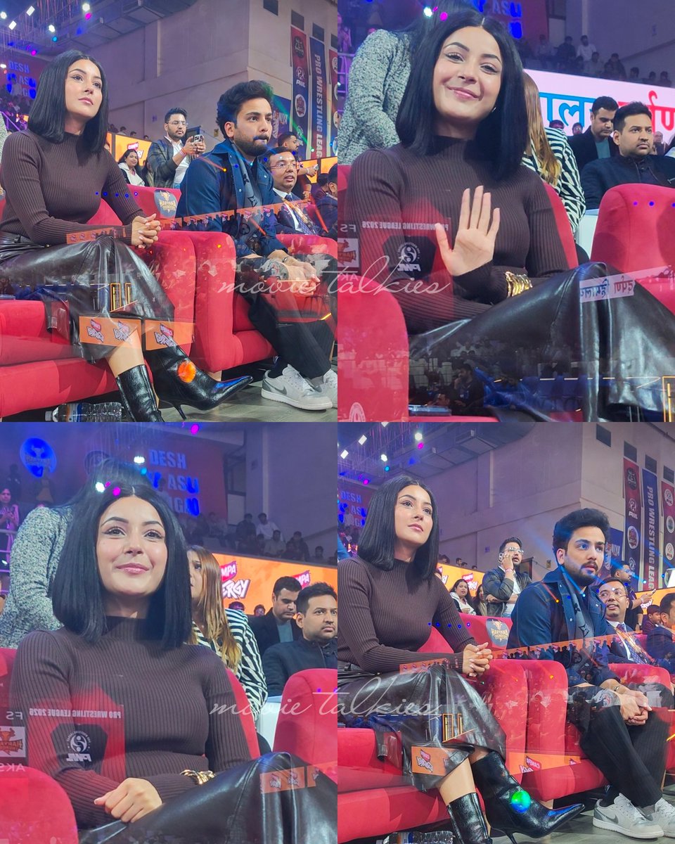 #ShehnaazGill and #ElvishYadav spotted at an event today 😃