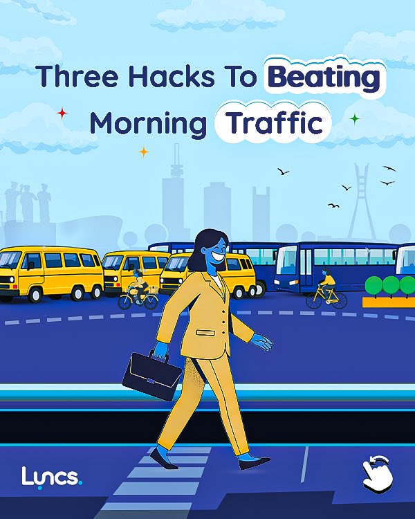 lyncsAfrica's tweet photo. Beating morning traffic takes strategy… and divine intervention, if you ask me.
So we broke down 3 smart hacks to help you move your business better, and closed with the ultimate one: using Lyncs. 😌🚀
Have you tried it yet?
#Lyncs
#BusinessMobility
#CommuterSmarter https://t.co/BeQRZ1KOOi