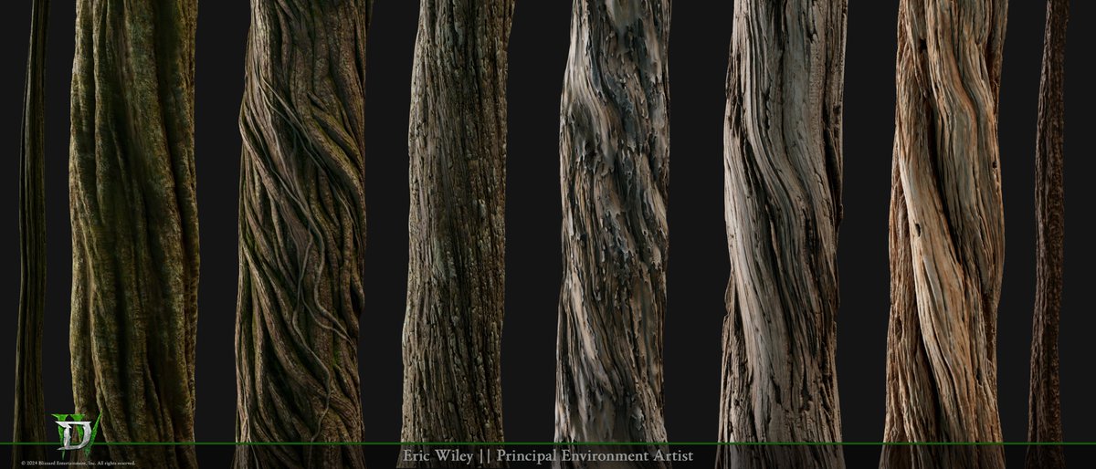 Wiley3d's tweet photo. Some additional Diablo IV materials I hadn’t posted before —  foliage from Vessel of Hatred. https://t.co/pME7hwKEE9