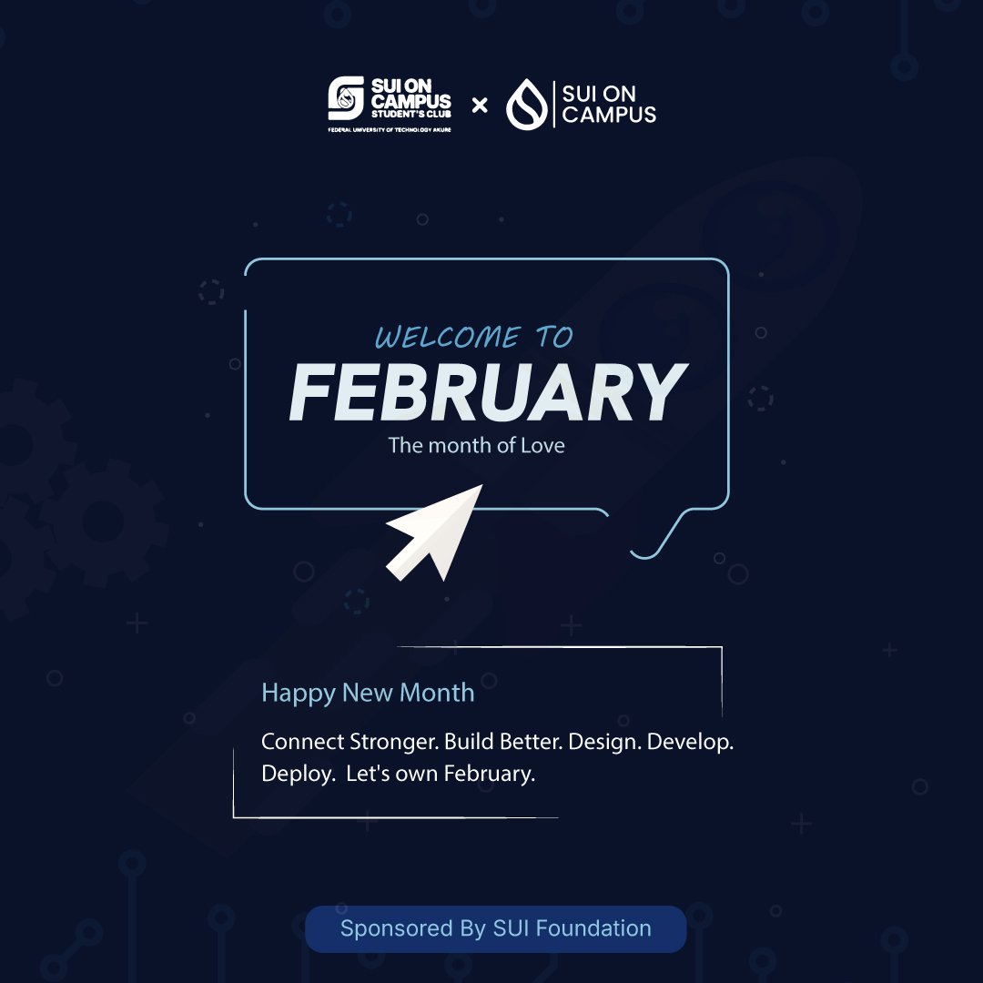 Welcome to February—the month of love, and we’re pouring ours into every line of code. 💙⌨️

Locked in on the vision and ready to ship. 
Let’s make it legendary, SOCSC FUTA! 🥂✨