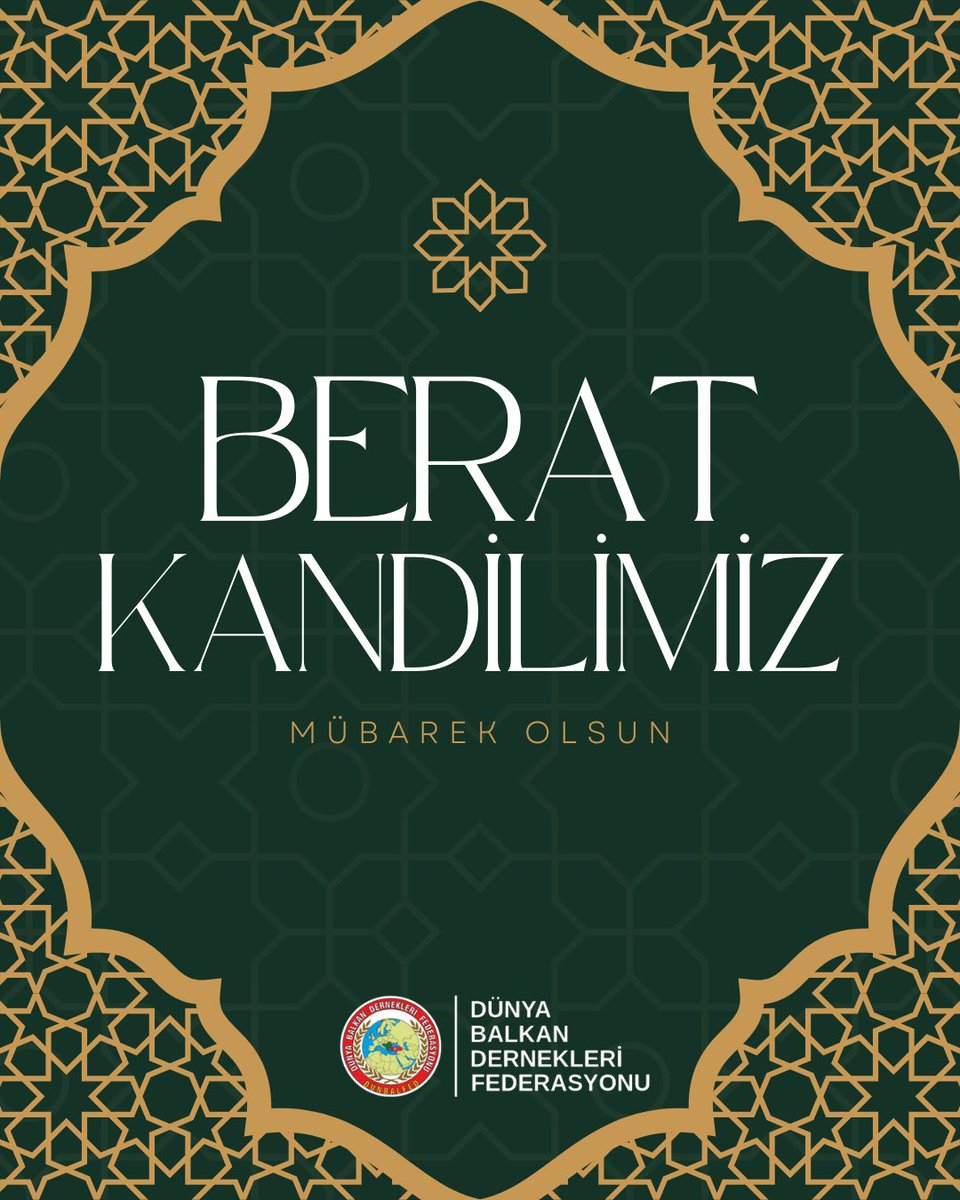 Berat Kandili’miz Mübarek Olsun...

Allah’ın (c.c) kullarına rahmetle baktığı ve herkese mağfiret ettiği bu gecenin sağlığa, hayra ve kurtuluşa vesile olması duası ile. 🌙
#BeratGecesi