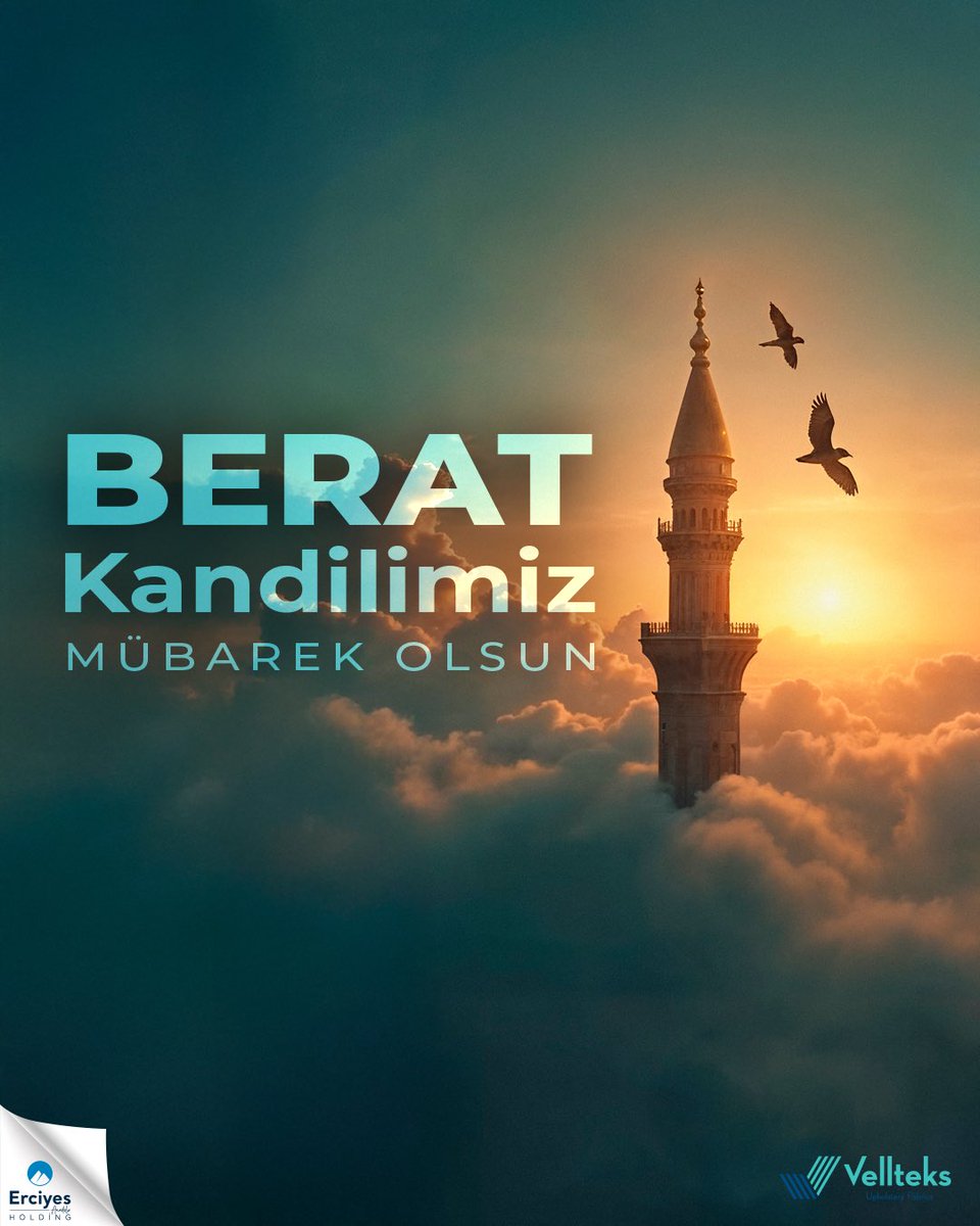 Berat Kandilimiz mübarek olsun 🌙

#Vellteks 
#BeratKandili