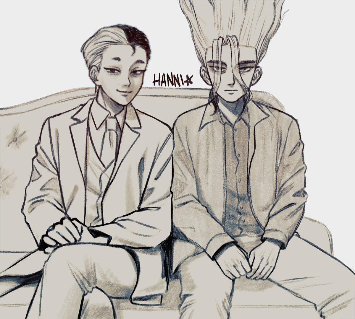 pusi facing te wor #gensen #DrSTONE #dcst (Hannibal au)