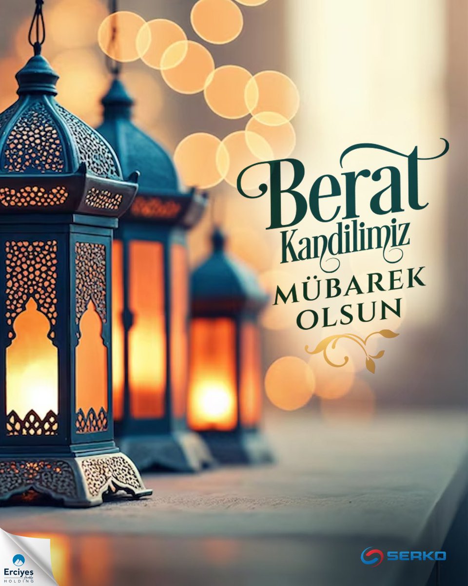 serkoyay's tweet photo. Ramazan ayının habercisi olan, kurtuluş ve af anlamlarına gelen Berat Kandilimiz mübarek olsun. 

#SerkoYay
#BeratKandili https://t.co/ugYHFSfBci