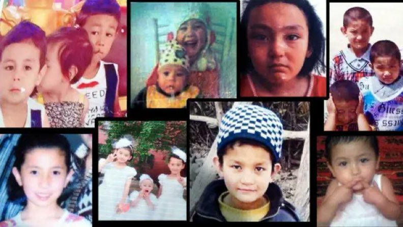 <a href="/Eng_china5/">China pulse 🇨🇳</a> These are Uyghur Turkish children who disappeared in concentration camps in China. Let everyone see this.