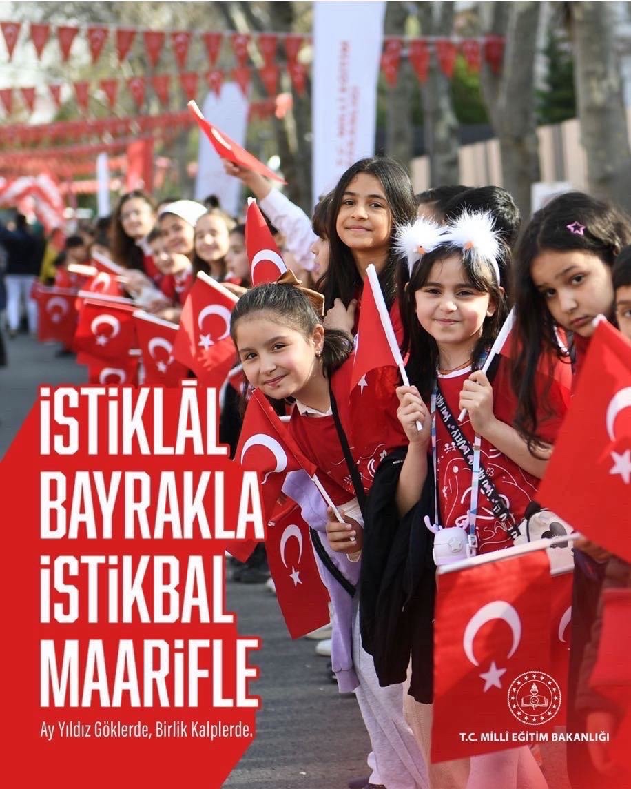 Türkiye Yüzyılı Maarif Modeli ‘’ Köklerden Geleceğe’’ anlayışıyla, Şanlı Bayrağımızın gölgesinde yeni döneme başlıyoruz. 🇹🇷

<a href="/tcmeb/">Millî Eğitim Bakanlığı</a> 
<a href="/Yusuf__Tekin/">Yusuf Tekin</a> 
<a href="/denizlimem/">Denizli İl Millî Eğitim Müdürlüğü</a> 
<a href="/emre_caliskan/">Emre Çalışkan</a> 
<a href="/YTEMEL3/">Y.TEMEL</a>