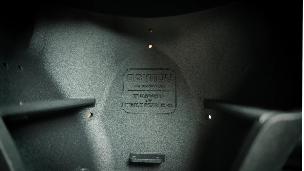 We're starting upper body assembly. The full humanoid is coming together.