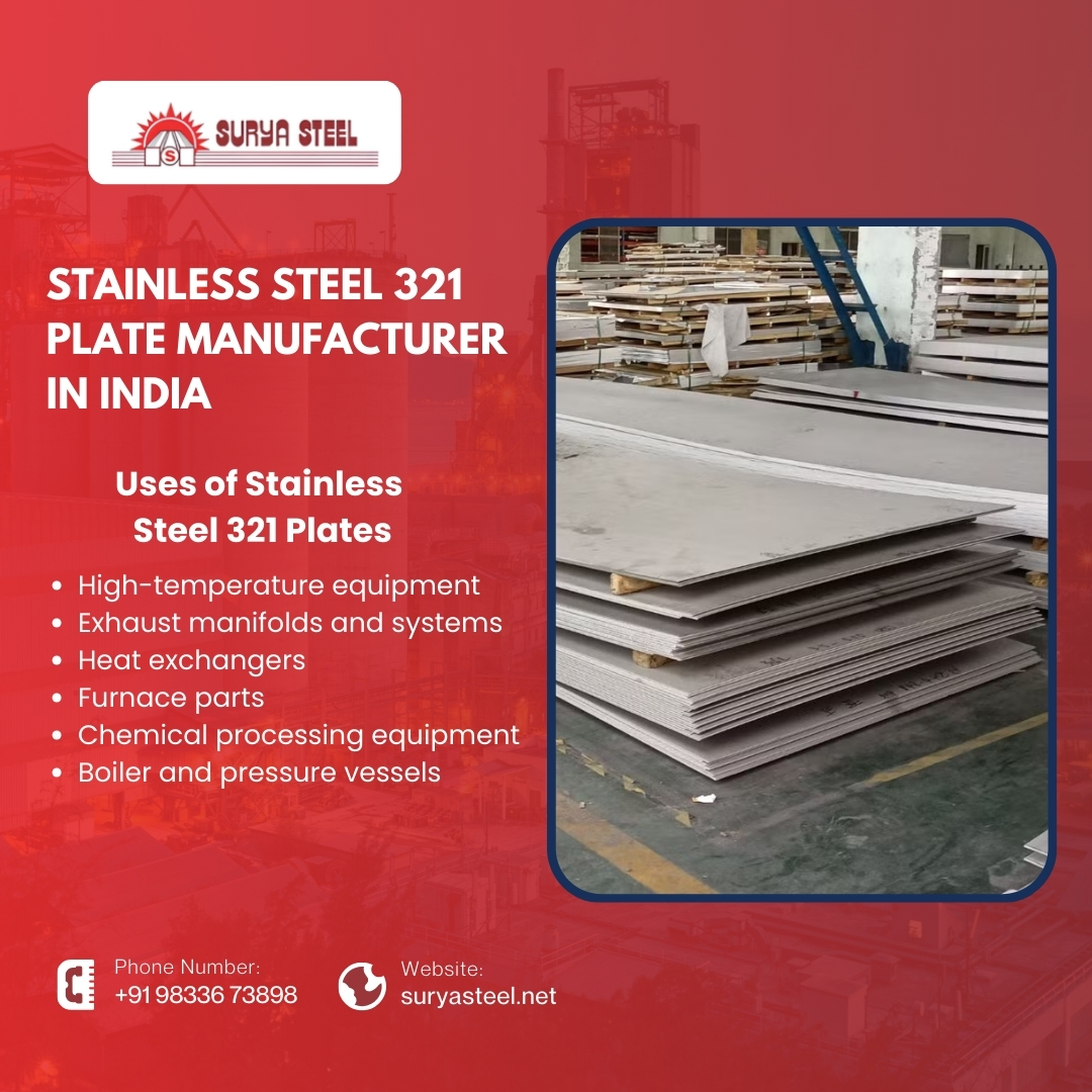 suryasteels's tweet image. Stainless Steel 321 Plate Supplier

Surya Steel is a India's leading manufacturer and supplier of high-quality stainless steel plates.

Product Source: suryasteel.net/stainless-stee…

#ssplate #stainlesssteel #steelplate