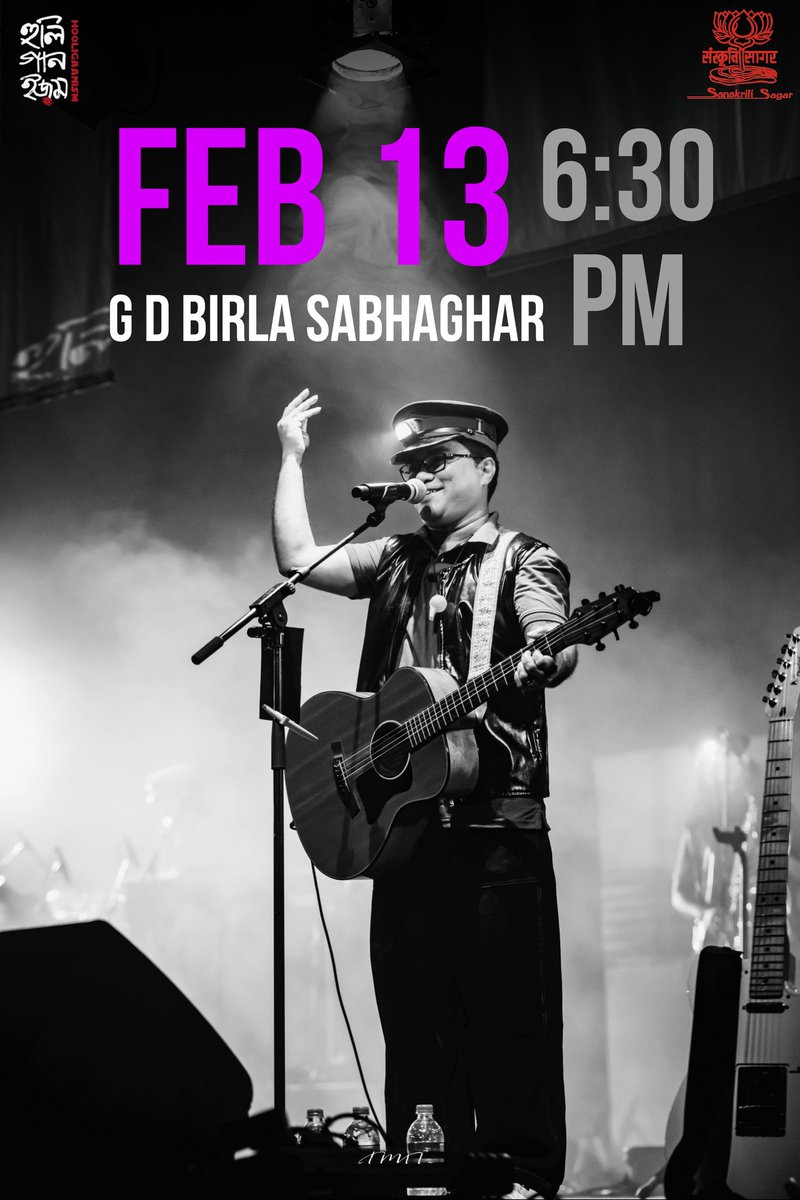 Hooligaanism's tweet photo. ২০২৬ এর দ্বিতীয় Live Show 
সঙ্গে থাকুন,চলতে থাকি...
ঘুরতে থাকি মরণ কুয়ায় 
বন বন বন......

টিকিট লিংক 🖇️
https://t.co/ZeJNfF4YcM

#hooligaanism #hooligaanismlive https://t.co/T7sAlptADM